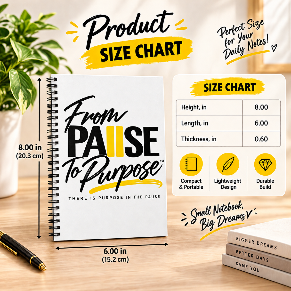 From Pause to Purpose Notebook