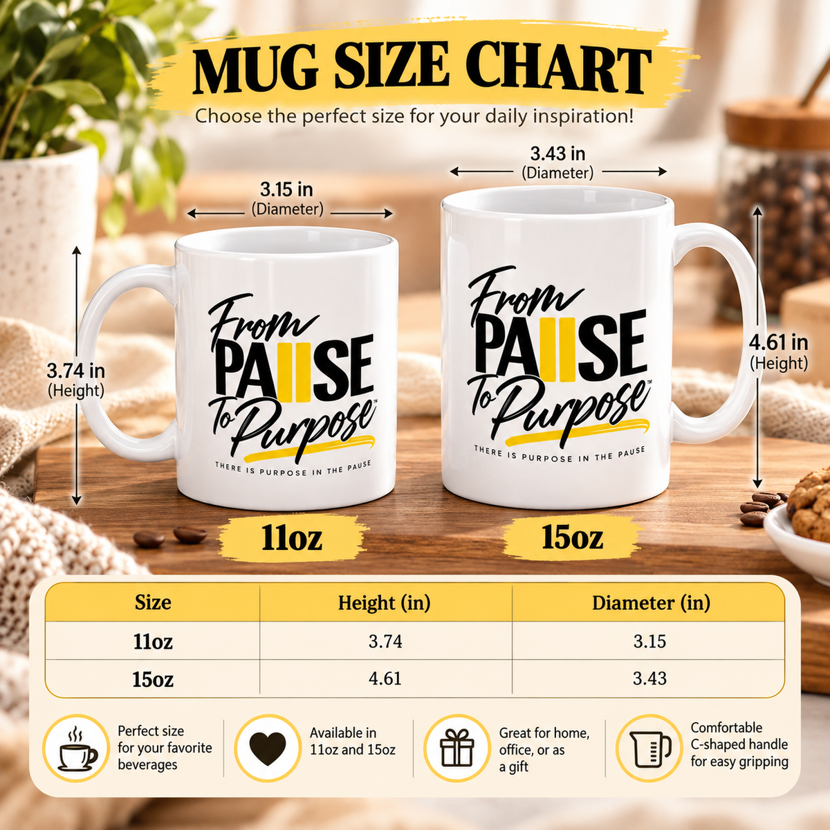 From Pause to Purpose Mug