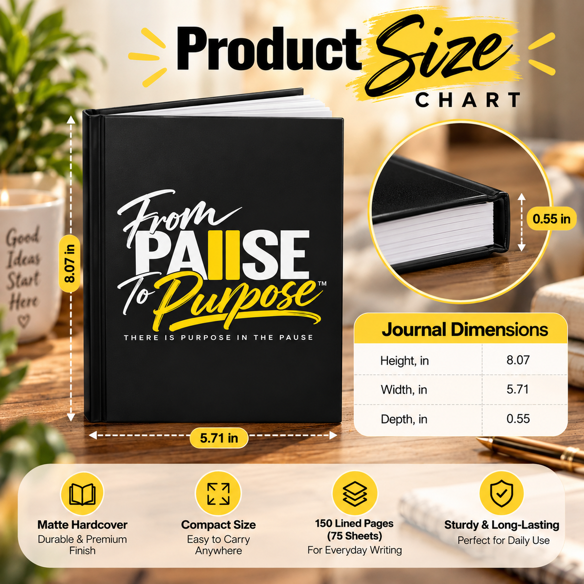 From Pause to Purpose Journal