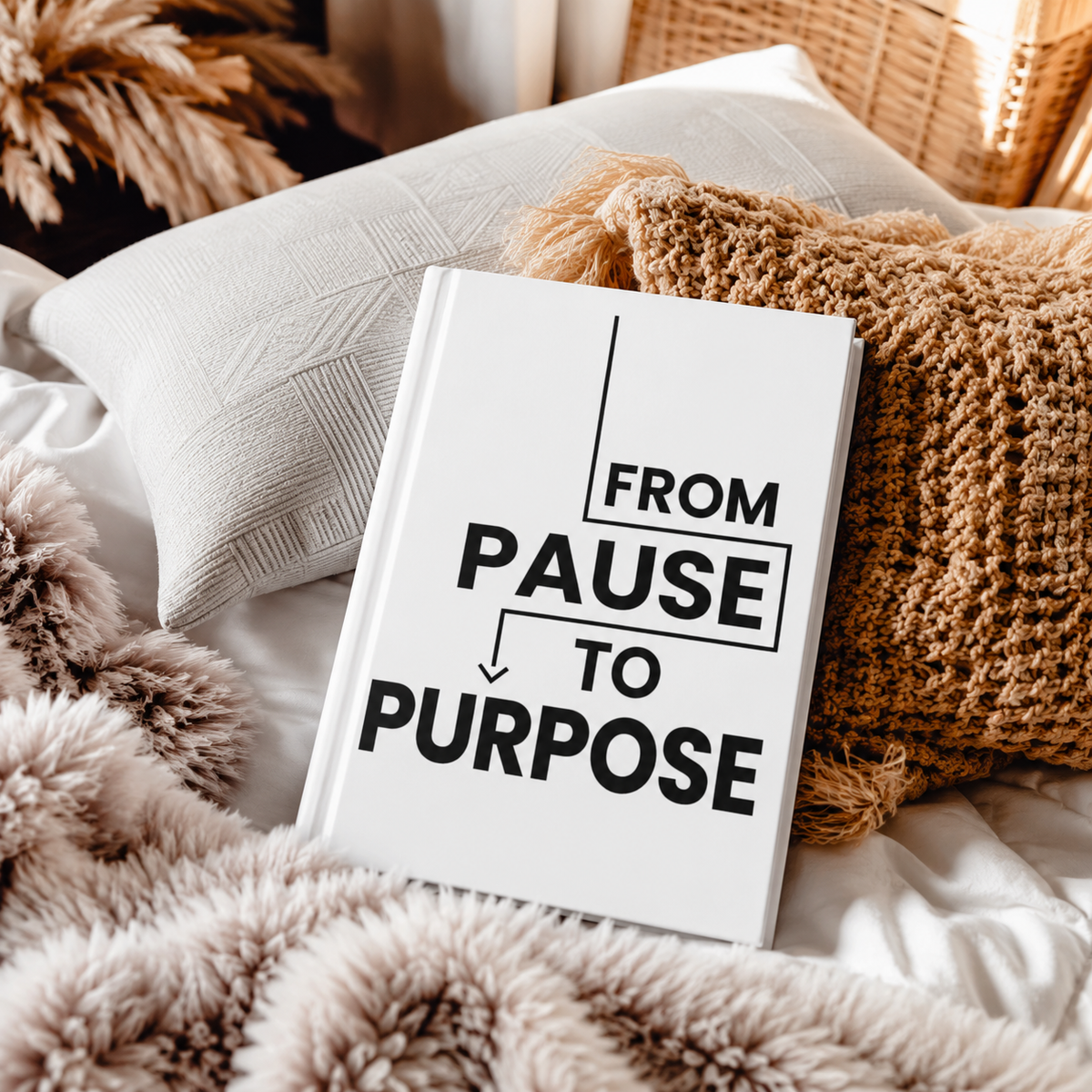 From Pause to Purpose Hardcover Journal