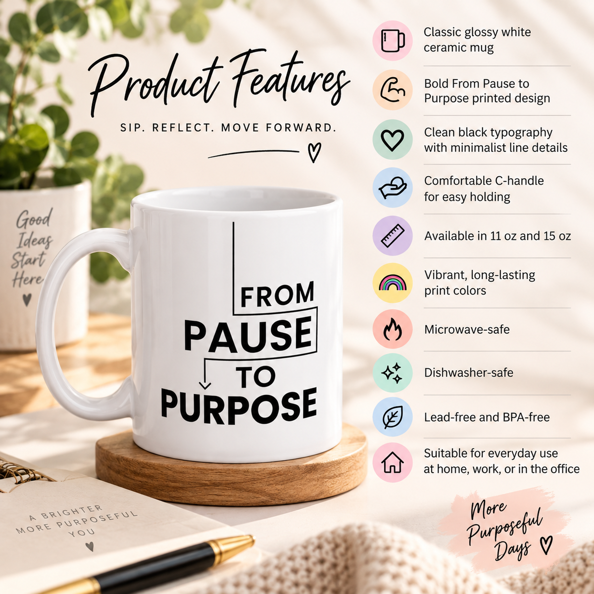 From Pause to Purpose Mug
