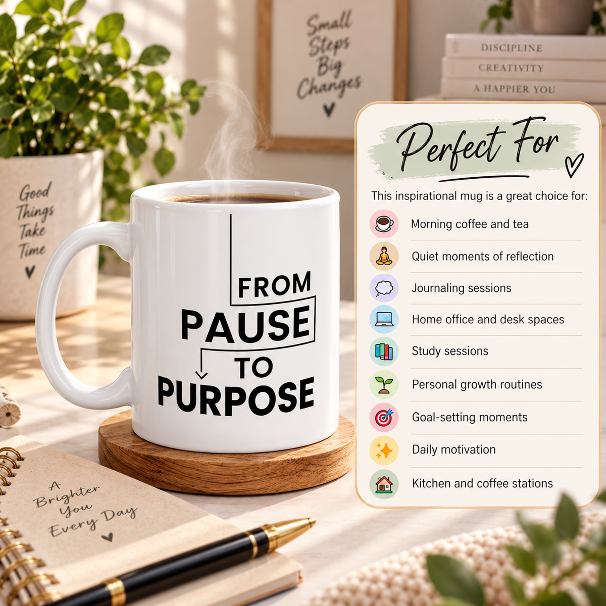 From Pause to Purpose Mug