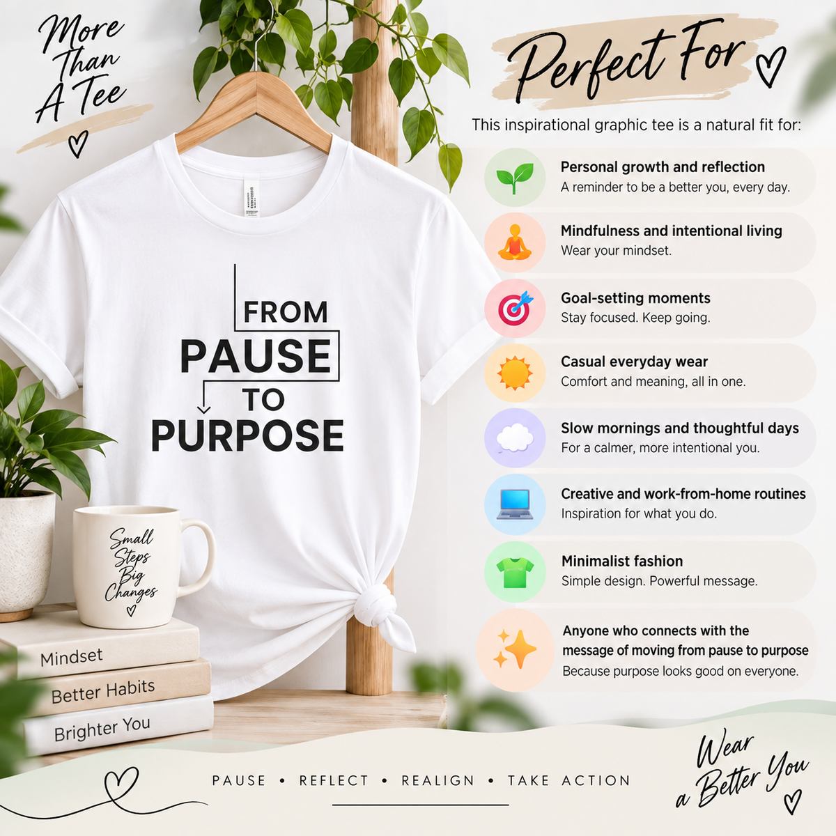 From Pause to Purpose T-Shirt
