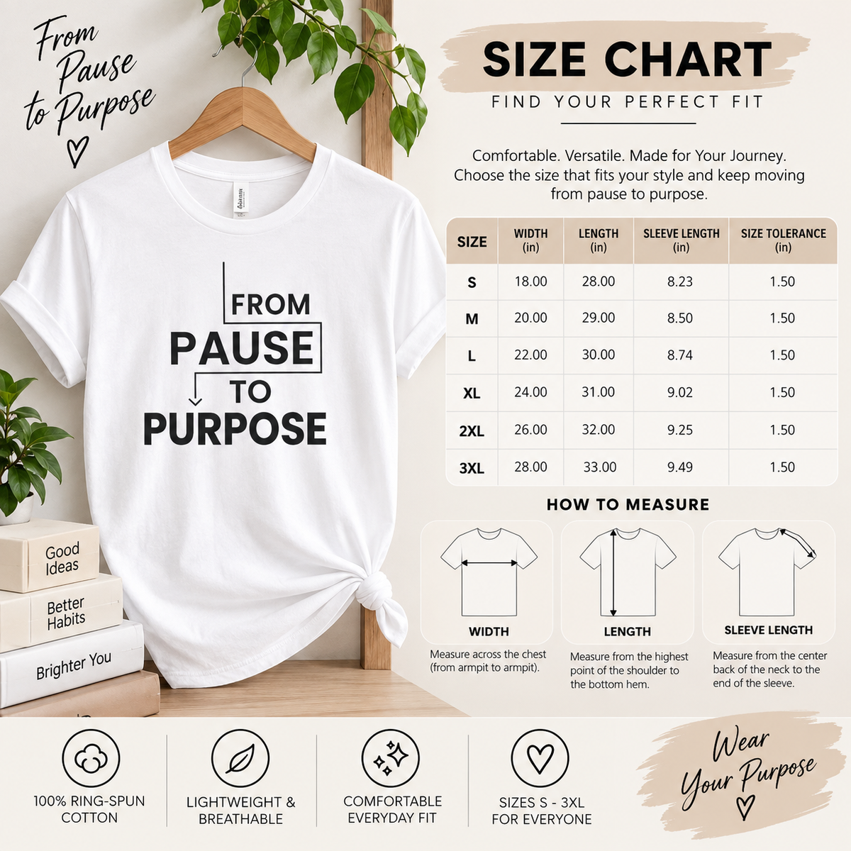 From Pause to Purpose T-Shirt