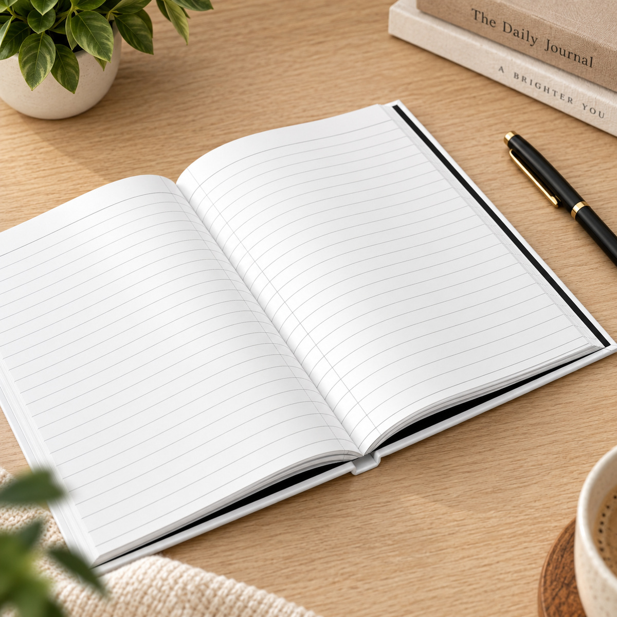 From Pause to Purpose Inspirational Hardcover Journal