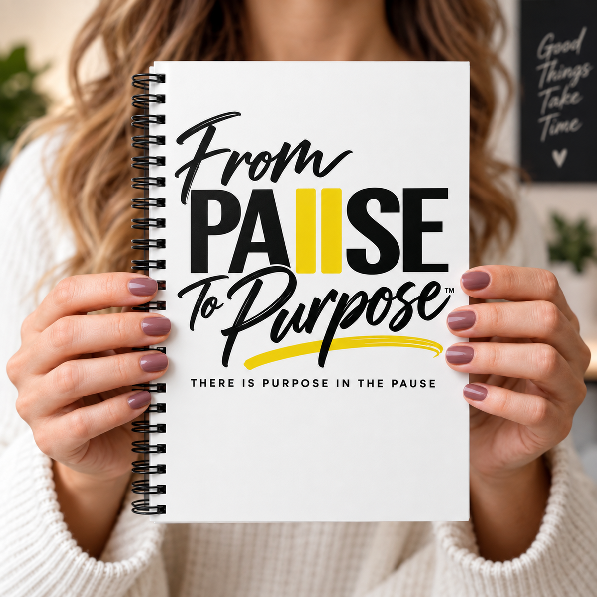 From Pause to Purpose Spiral Notebook