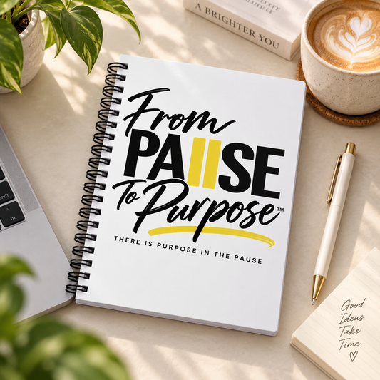 From Pause to Purpose Spiral Notebook