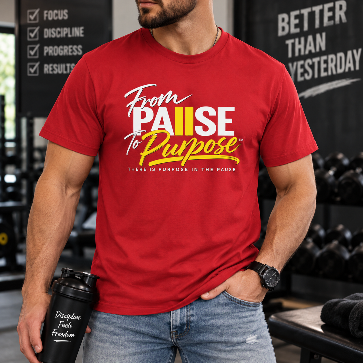 From Pause to Purpose Graphic T-Shirt