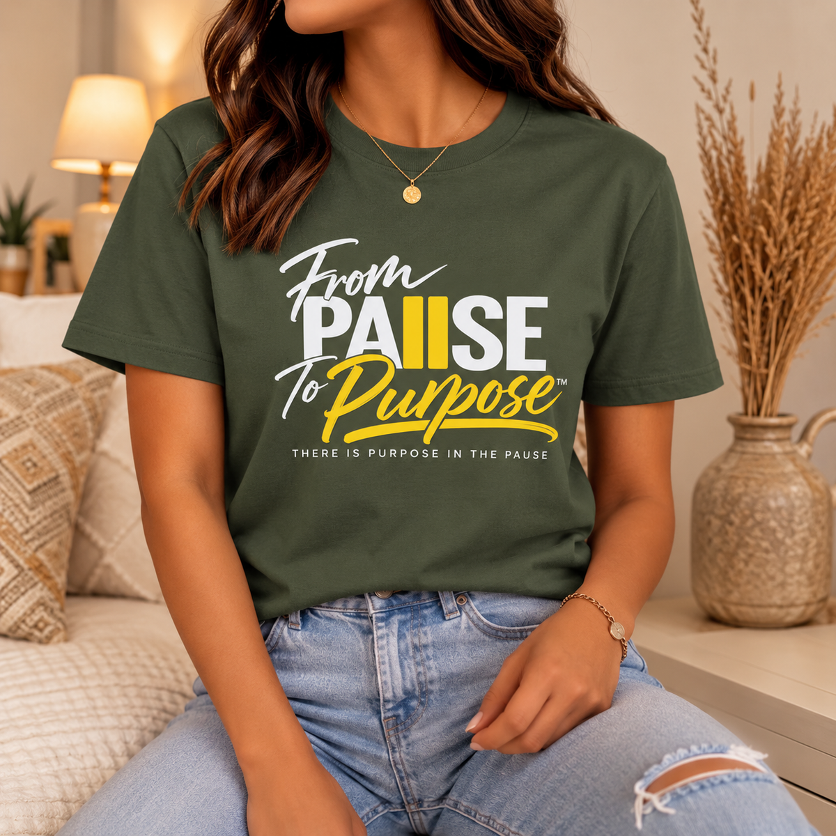 From Pause to Purpose Graphic T-Shirt