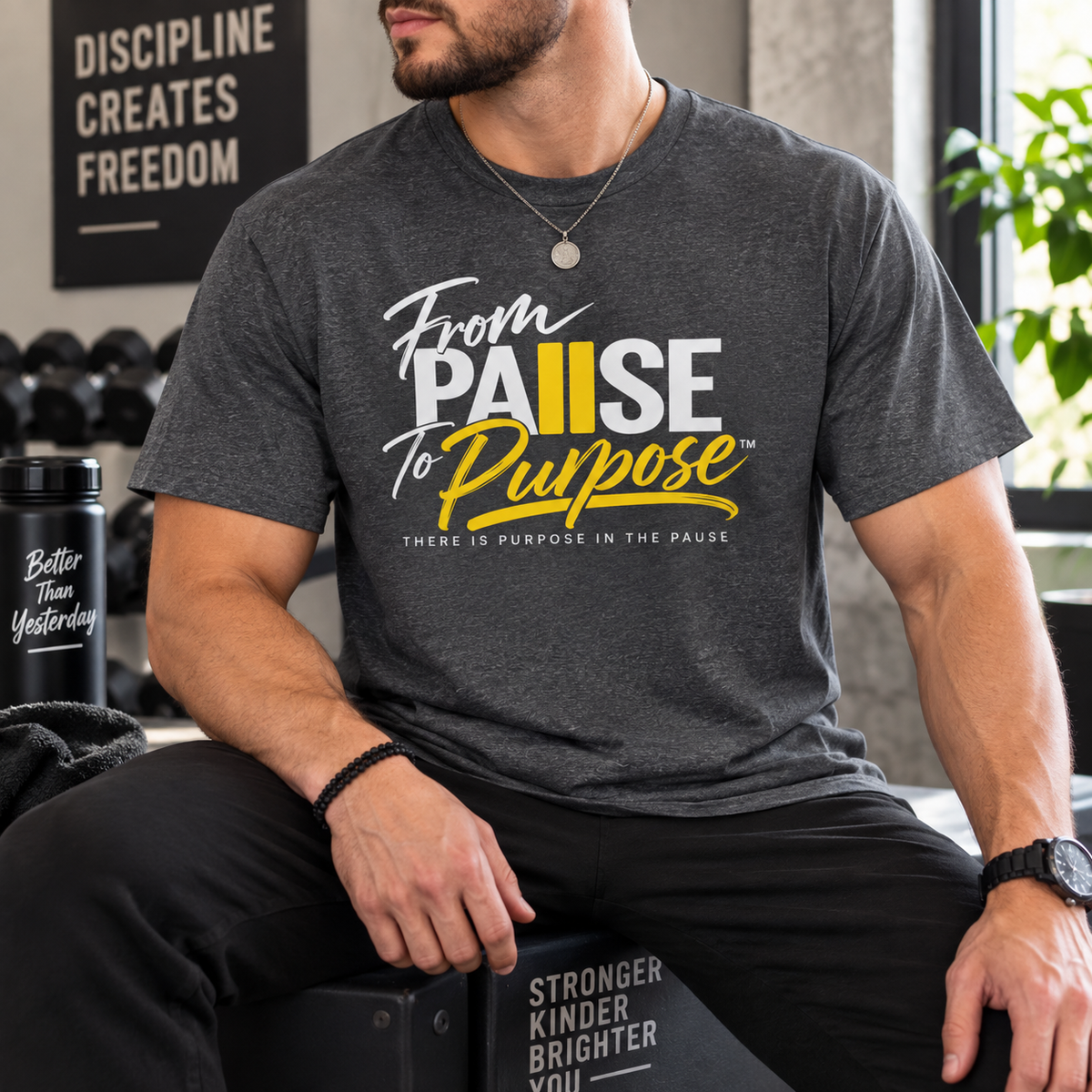 From Pause to Purpose Graphic T-Shirt