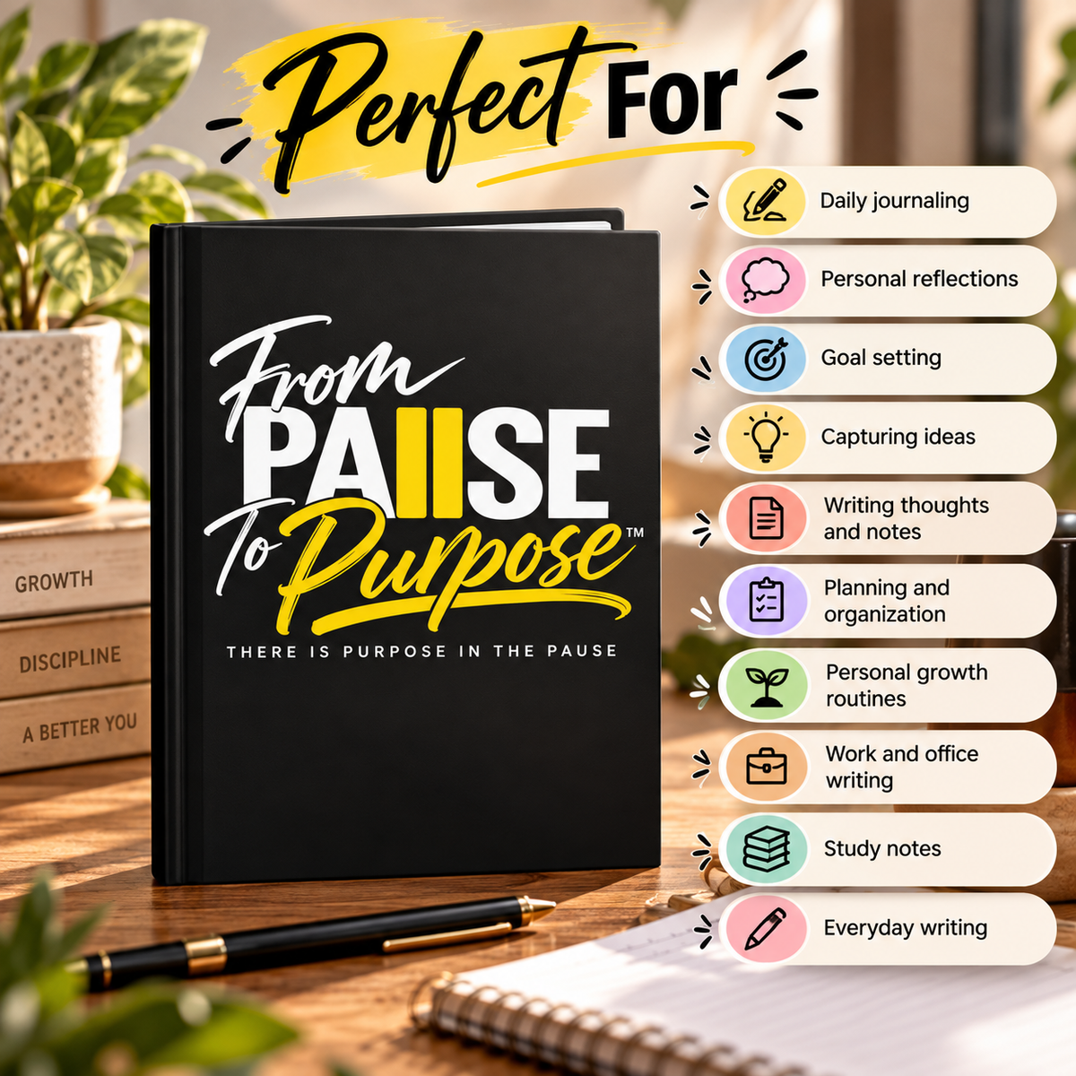 From Pause to Purpose Journal