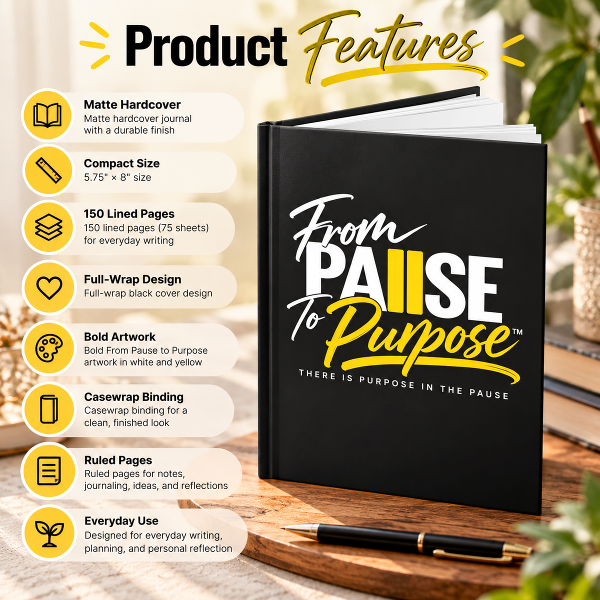 From Pause to Purpose Journal