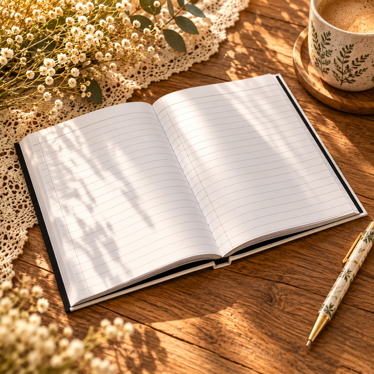 From Pause to Purpose Hardcover Journal